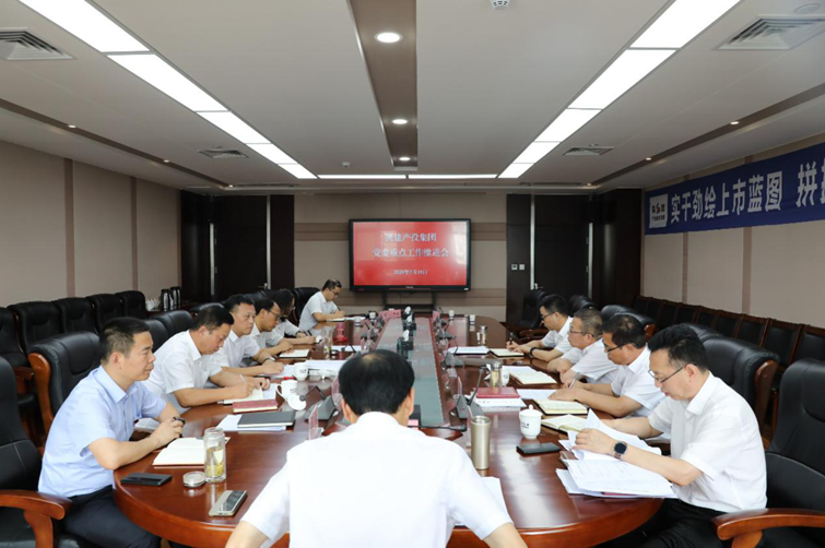 以案促改 嚴(yán)抓落實 ——陜建產(chǎn)投集團(tuán)召開近期黨委重點工作推進(jìn)會